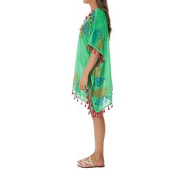 1269 green kaftan tassel trim COTTON COLLECTION 2023