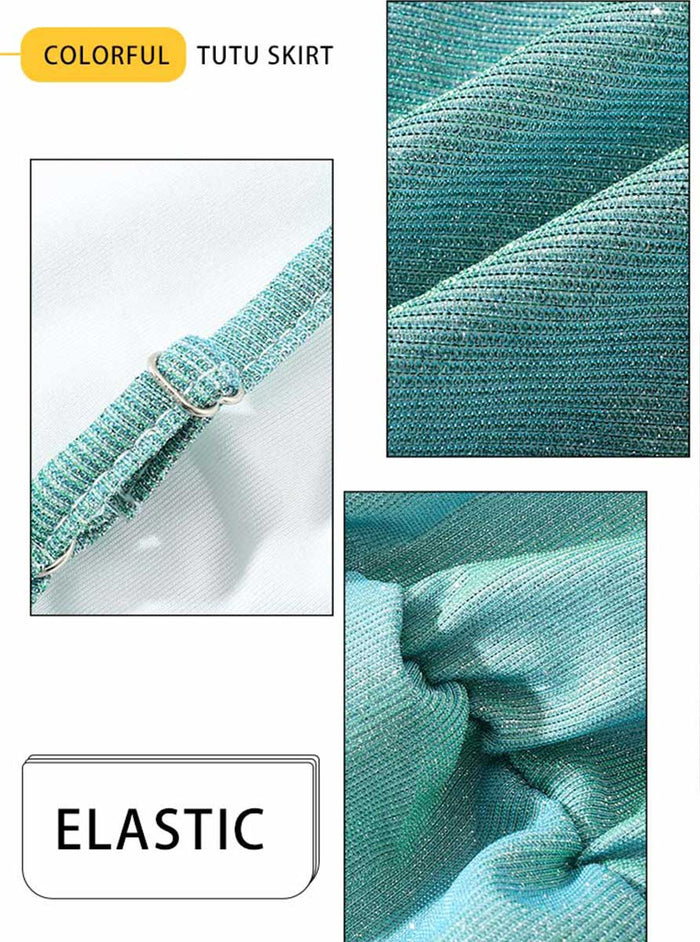 Blue Glitter Two Piece Set