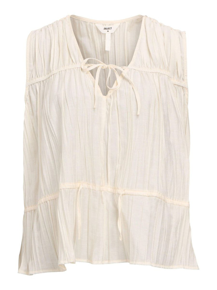 Bree Sleeveless Top (Sandshell)