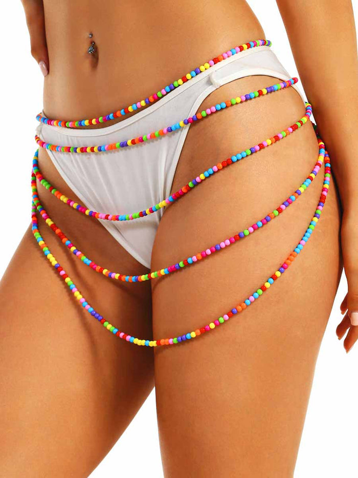 Colorful Beaded Skirt