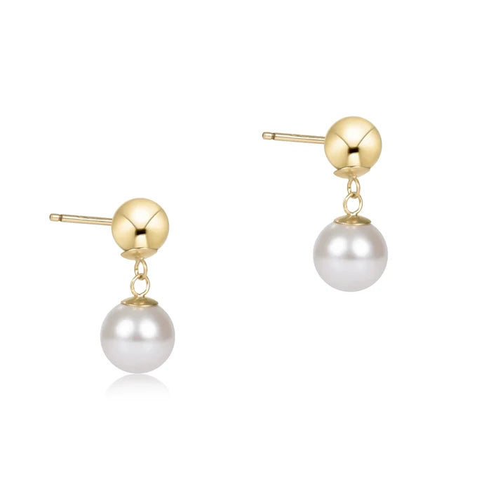enewton Classic 10mm Ball Drop Stud - Pearl