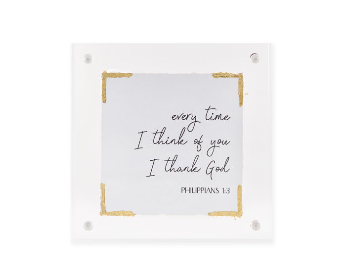 Eva Belle Philippians 1:3 Frame