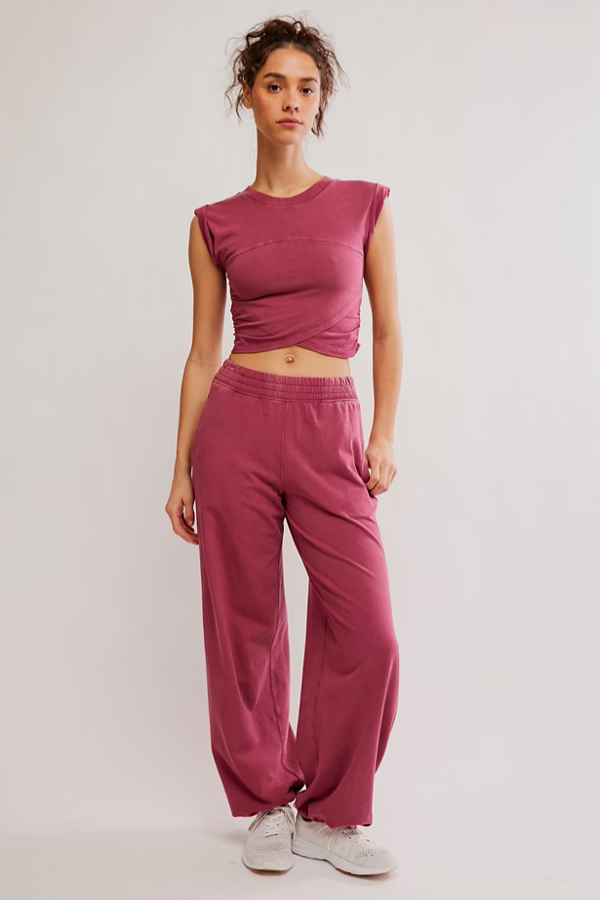 Free People Hot Shot Crossover Set in Brick