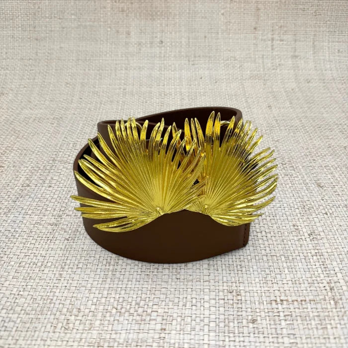 Garland Bags Belt Buckle - Palm Frond