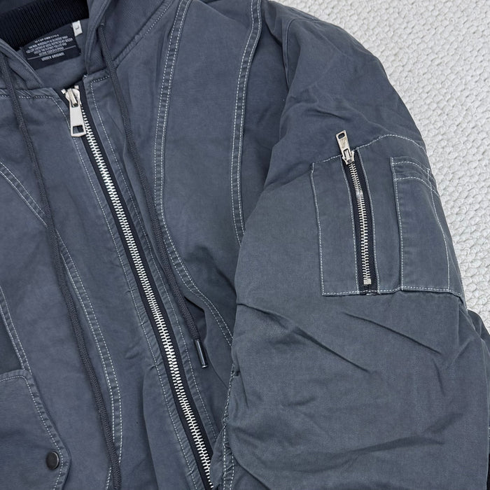 Heavy-Duty Pleated Cotton Jacket