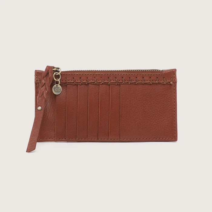 Hobo Carte Card Case in Kindling Brown