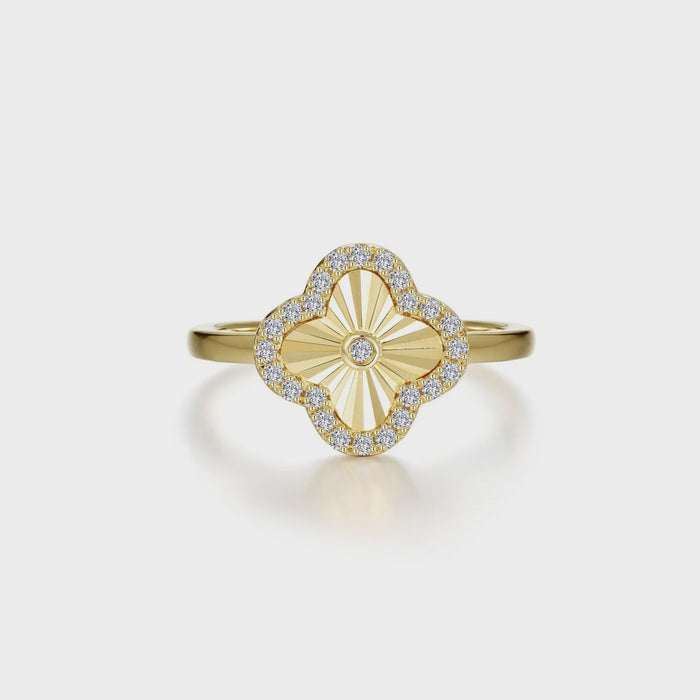 Lafonn Golden Clover Ring