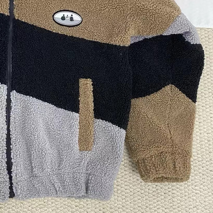 Lambswool Patchwork Jacket