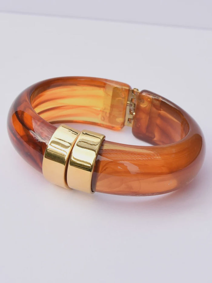 Mood Catcher Cuff Bracelet in Brown
