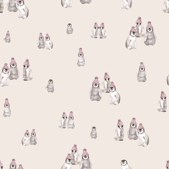 Penguins Hat Sand - Family Fabrics B.V.