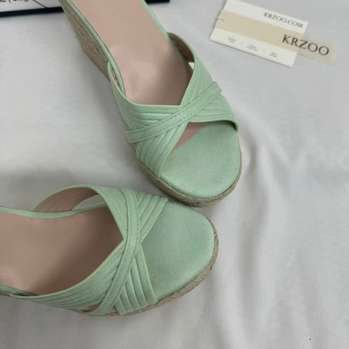 Platform Peep-Toe Sandals