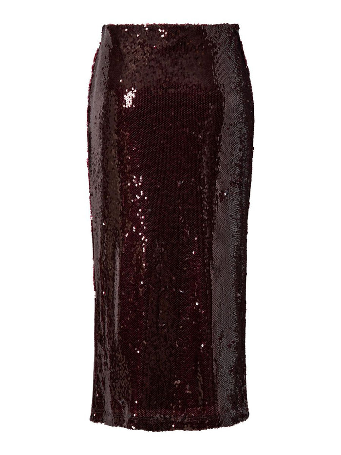 Rosalene Sequin Ankle Skirt (Port Royale)