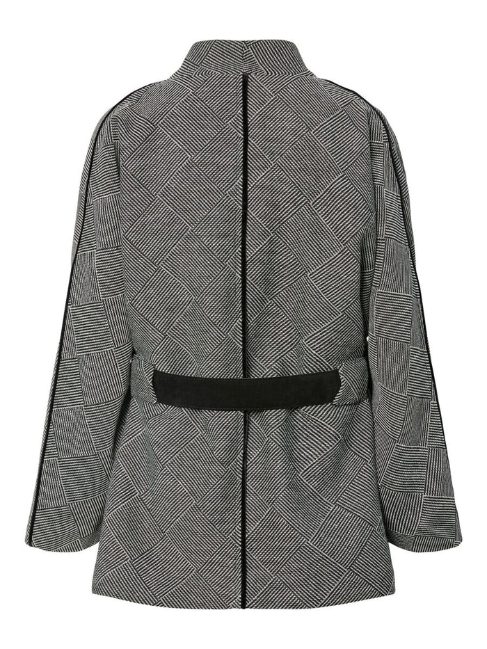 Shay Blazer Jacket (Black/White)