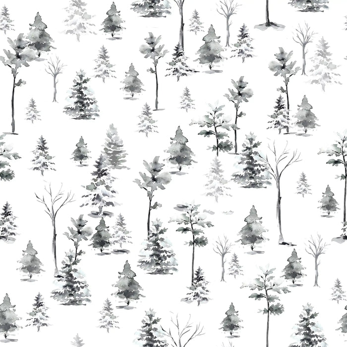 Snow Forest Off White - Family Fabrics B.V.