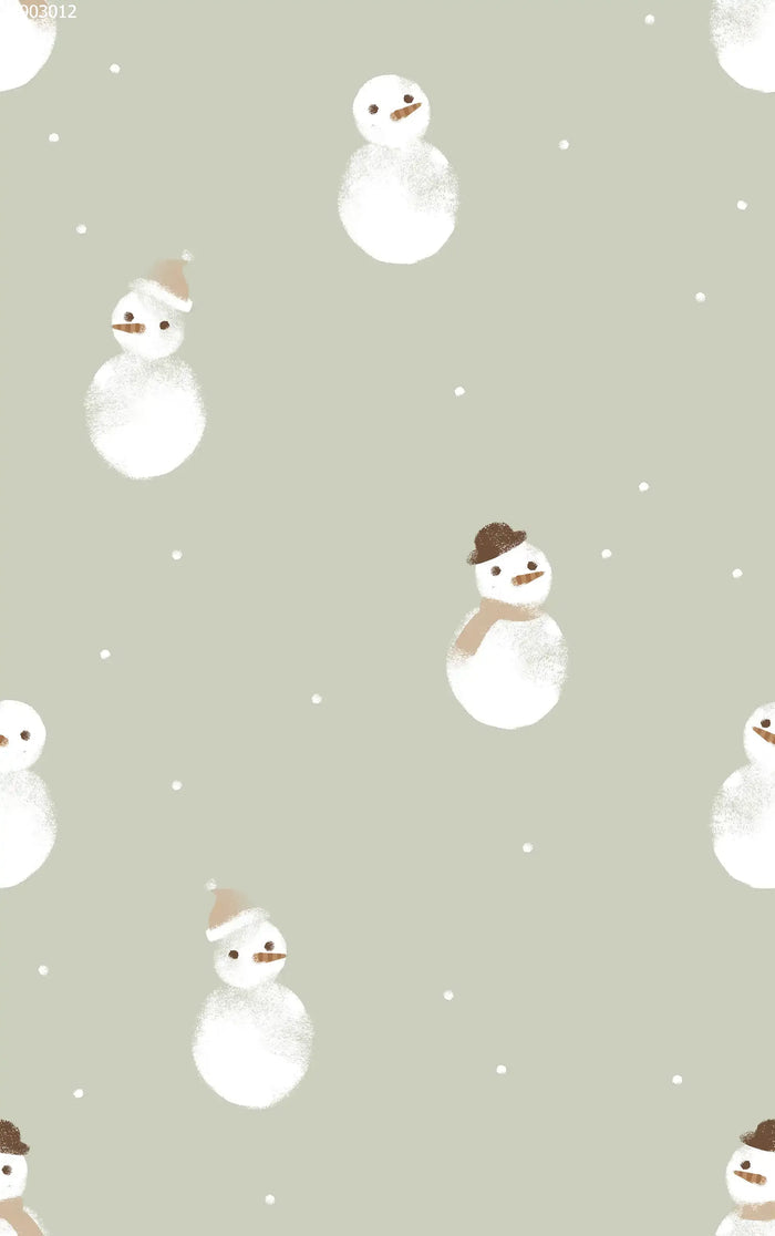 Snowman Green - Family Fabrics B.V.