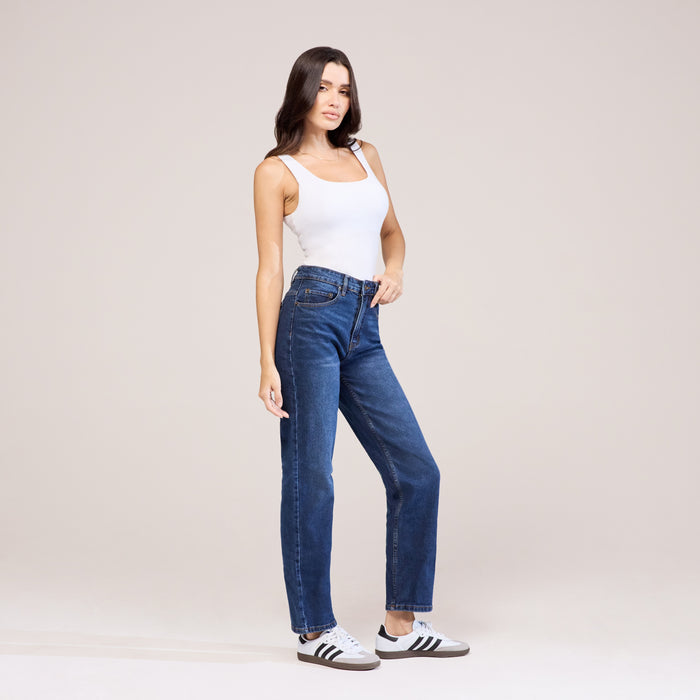 Straight Jeans - Dark Blue