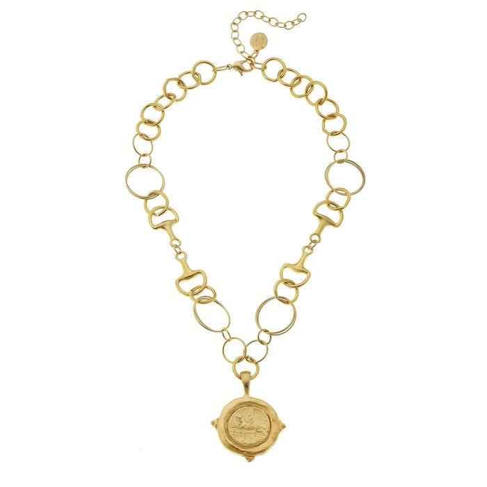 Susan Shaw Horse Bit Equestrian Necklace