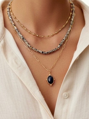 Triple Threat Layered Necklace