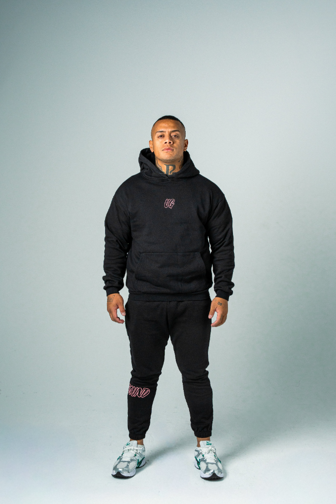 UNDRGROUND Hype Hoodie (Black/Rose)