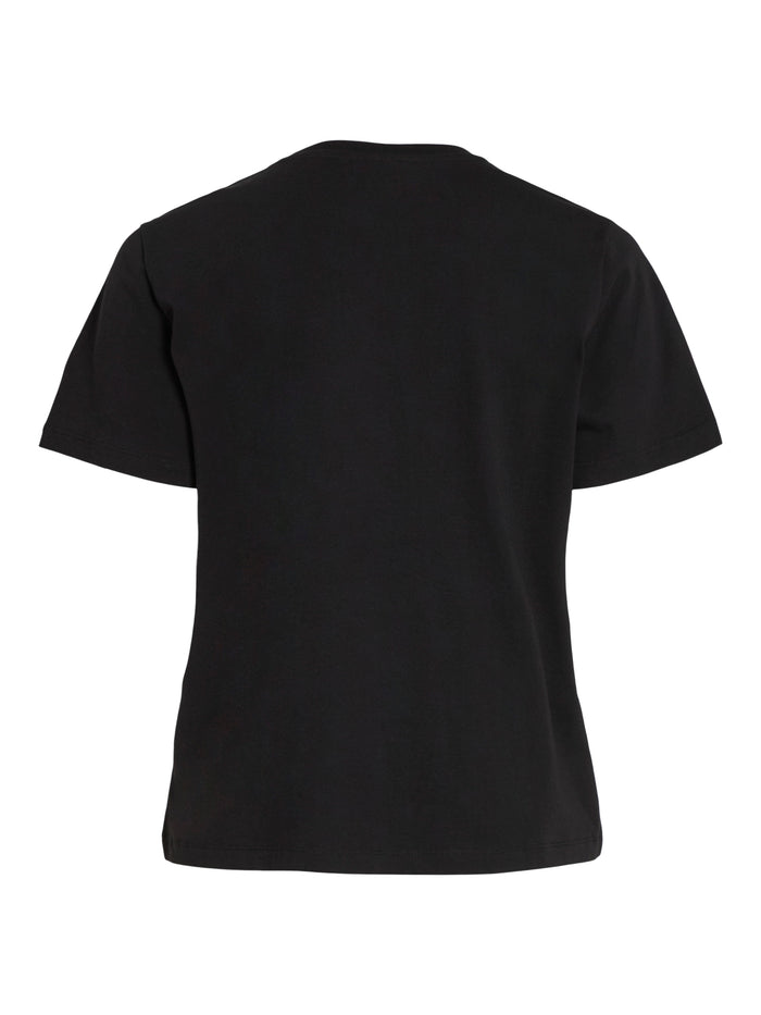 VIANNA T-SHIRT (BLACK/WHITE FACE)