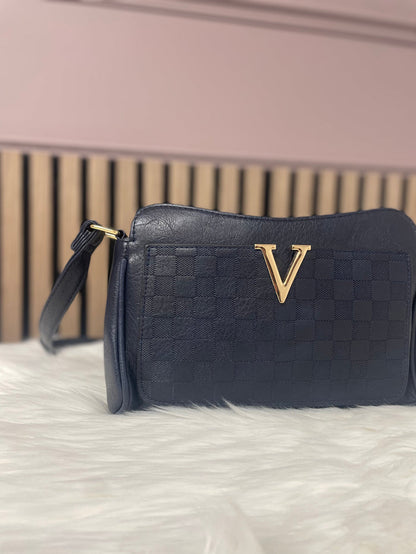 VANCE HANDBAG (NAVY)