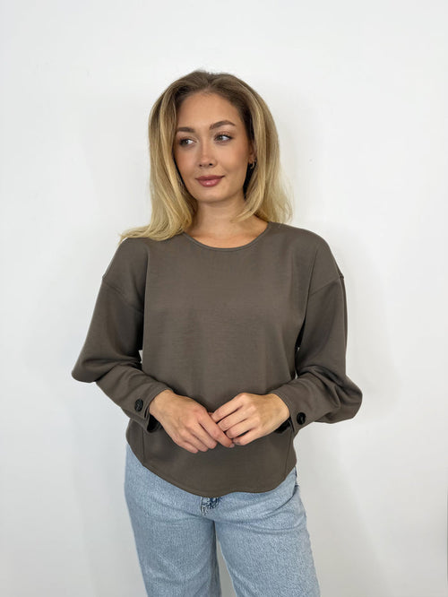 Nira Round Neck Top (Falcon)
