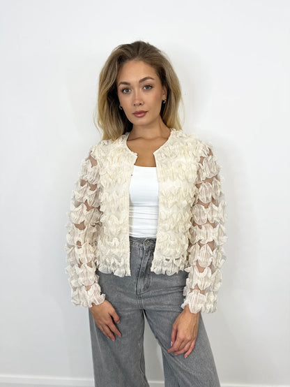 Camelle Long Sleeve Top (Birch)