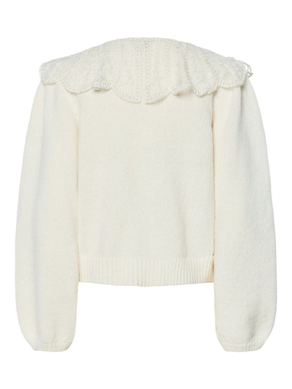 Abby Knit Cardigan (Cloud Dancer)