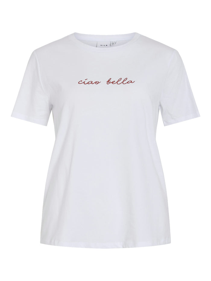 Avery T-Shirt (Red/Optical Snow)