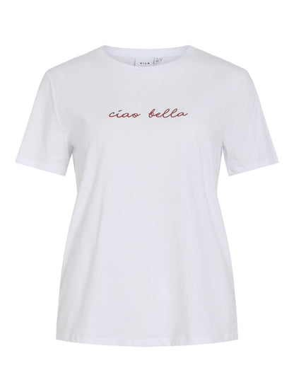 Avery T-Shirt (Red/Optical Snow)