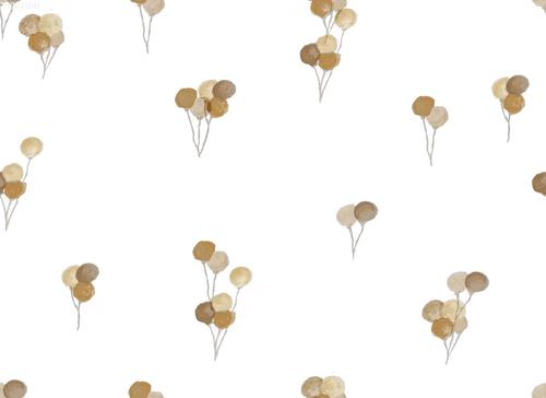 Balloons Beige off white - Family Fabrics B.V.