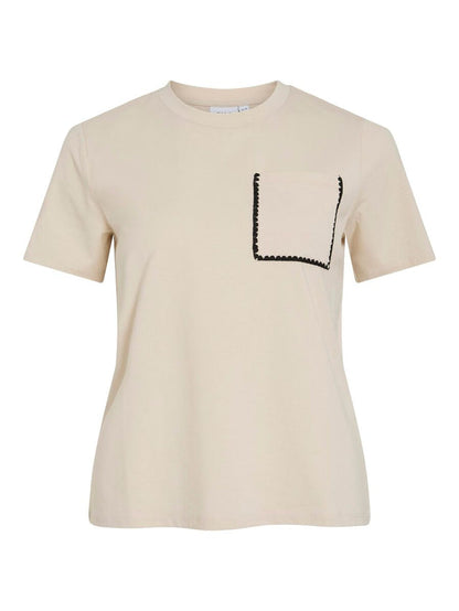 Beata T-Shirt (Birch/Embroidered)