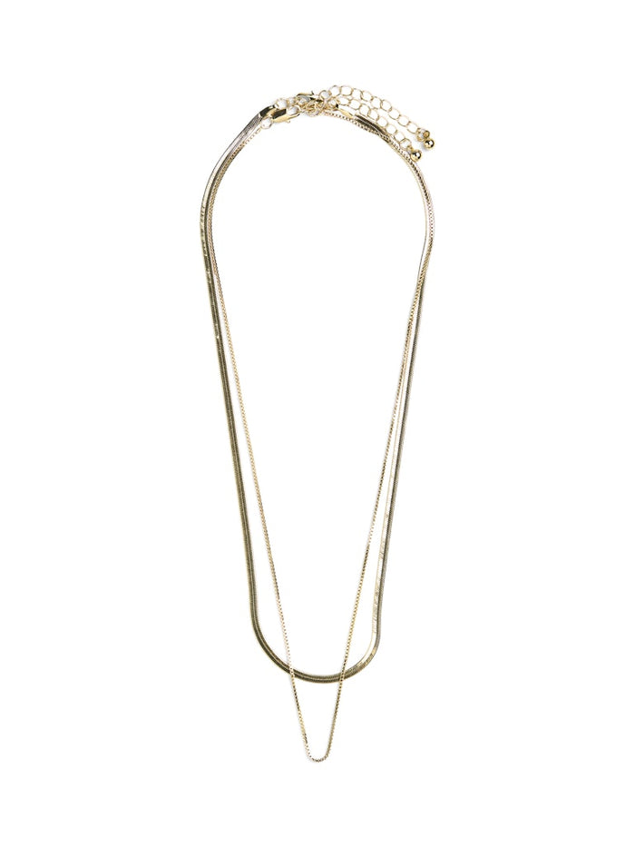 Bina Layered Necklace Set (Gold)