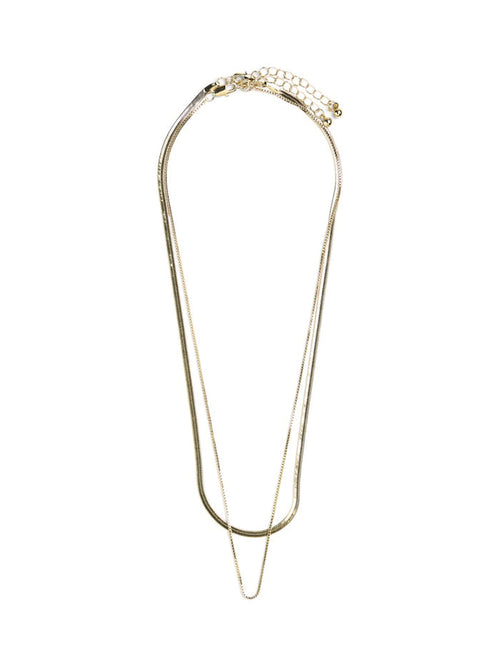 Bina Layered Necklace Set (Gold)