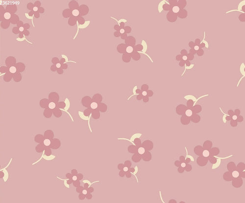 Bold Flower Ash Rose Small - Family Fabrics B.V.