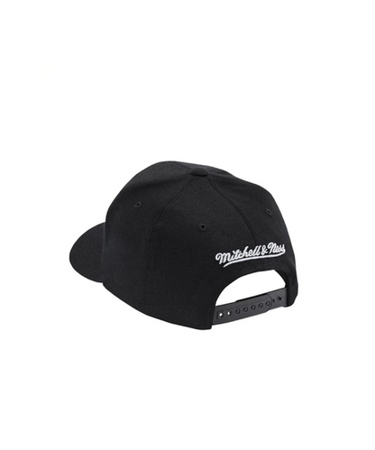 Brooklyn Nets Evergreen Stretch Snapback Hat by Mitchell & Ness (Black)