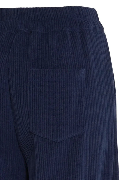 Callie Corduroy Wide Leg Pants (Patriot Blue)