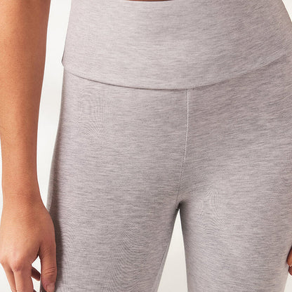 Capri Lightweight Leggings - Light Grey