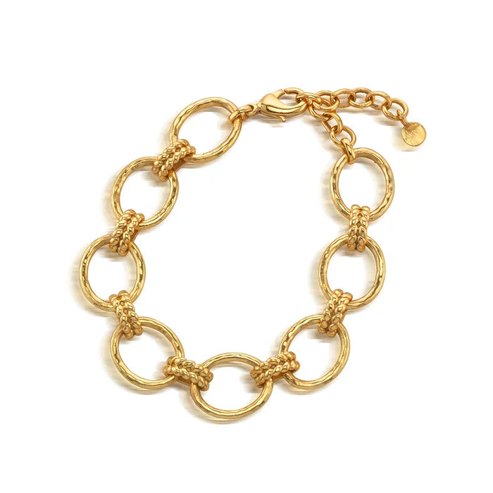 Capucine De Wulf Cleopatra Grande Link Bracelet, 7+1.5" - Gold