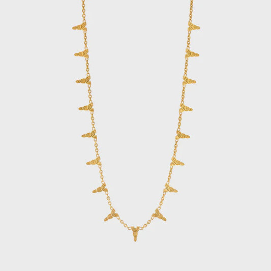 Capucine De Wulf Cleopatra Ra Necklace, 16"+2" - Gold