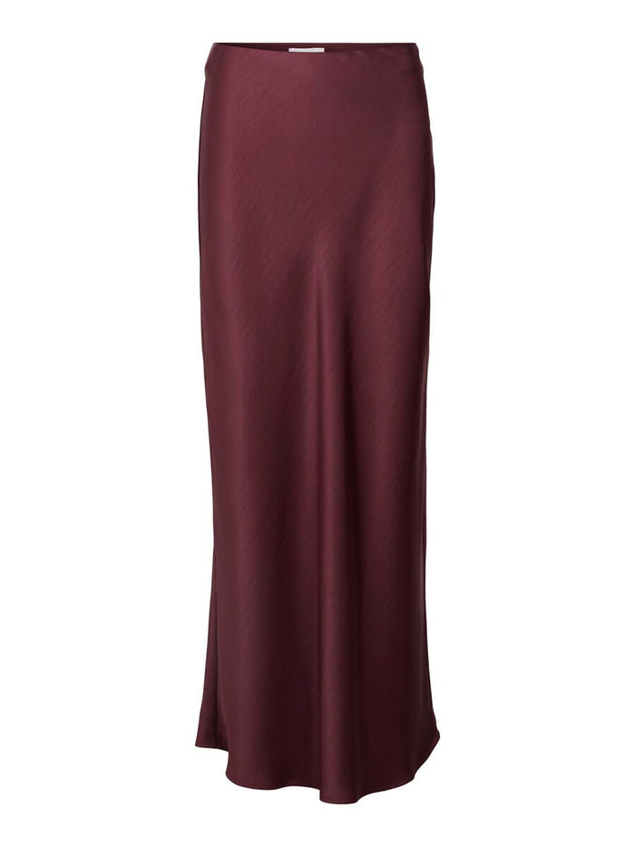 Carmen Maxi Skirt (Mauve Wine)