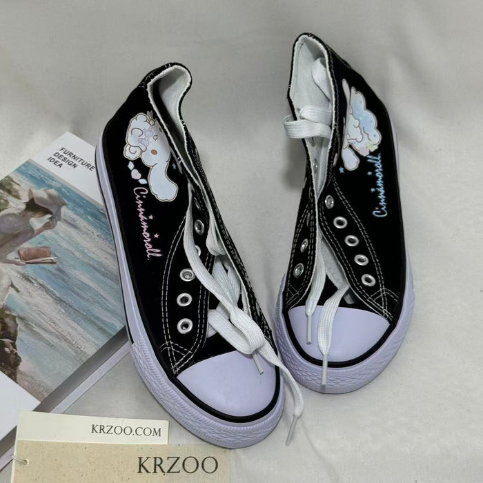 Cartoon-Style Casual Canvas Shoes