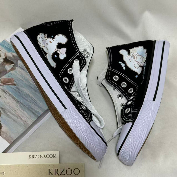 Cartoon-Style Casual Canvas Shoes