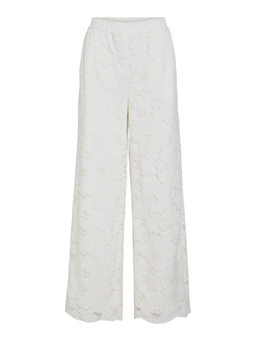 Ceren Lace Pants (Cloud Dancer)