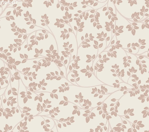 Chintz Leaves Light Beige - Family Fabrics B.V.