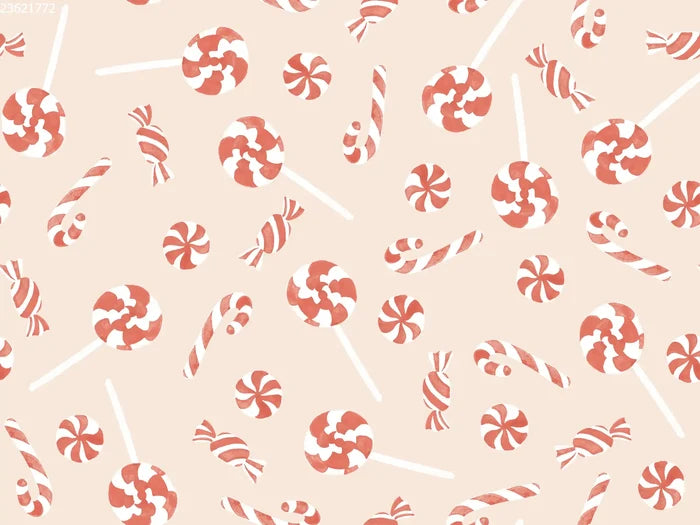 Christmas Candy Pink - Family Fabrics B.V.