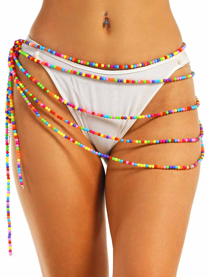 Colorful Beaded Skirt