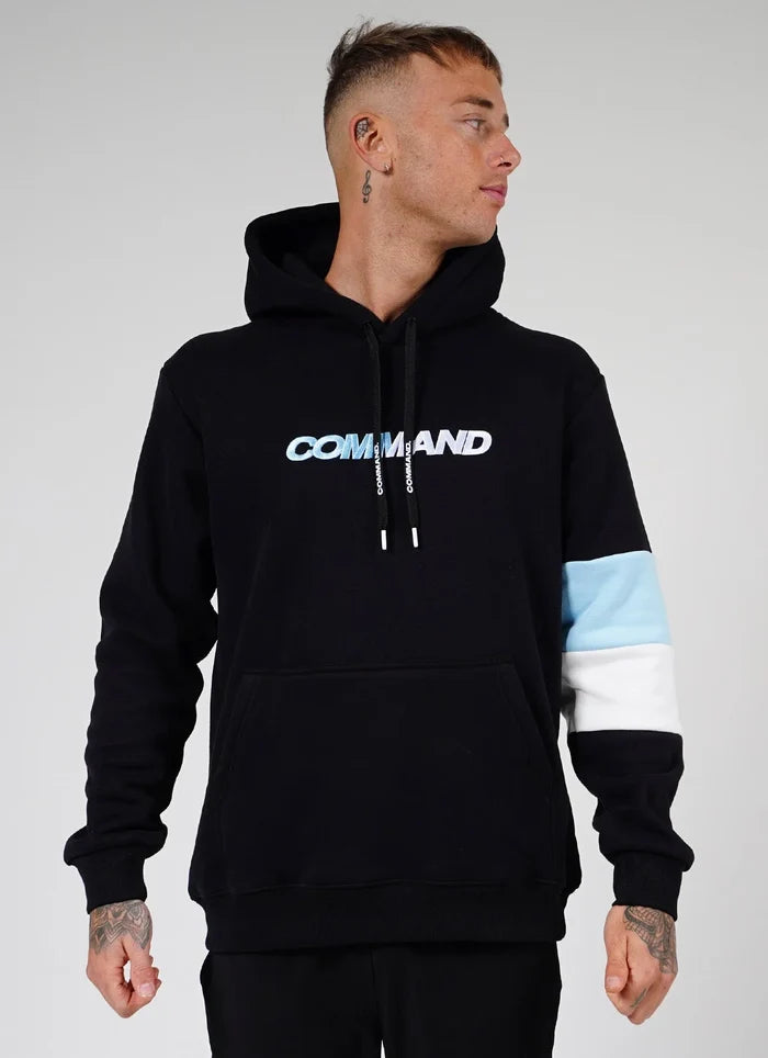 Command Emblem Hoodie (Black/Blue)
