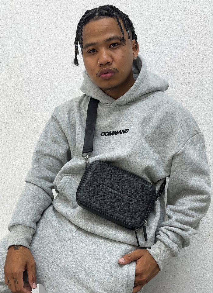 COMMAND Leather Voyager Sidebag (Black)