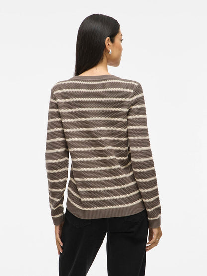 Dalo Stripe Jumper (Falcon/Sandshell)